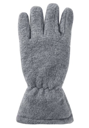 Gloves (knitted), Varmin Melange grey