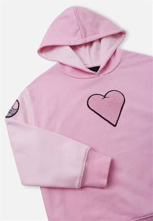 Hoodie, Peace Hood, Classic Pink