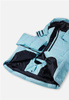 Reimatec down jacket, Vanttaus Crystal blue