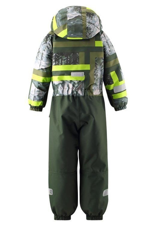 Reimatec Kiddo winter overall, Snowy Dark green