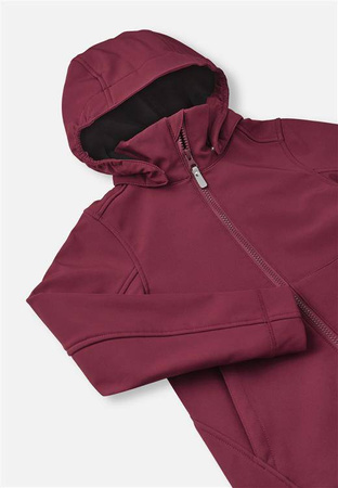 Kurtka reima softshell, Espoo, Czerwony Dziewczynki