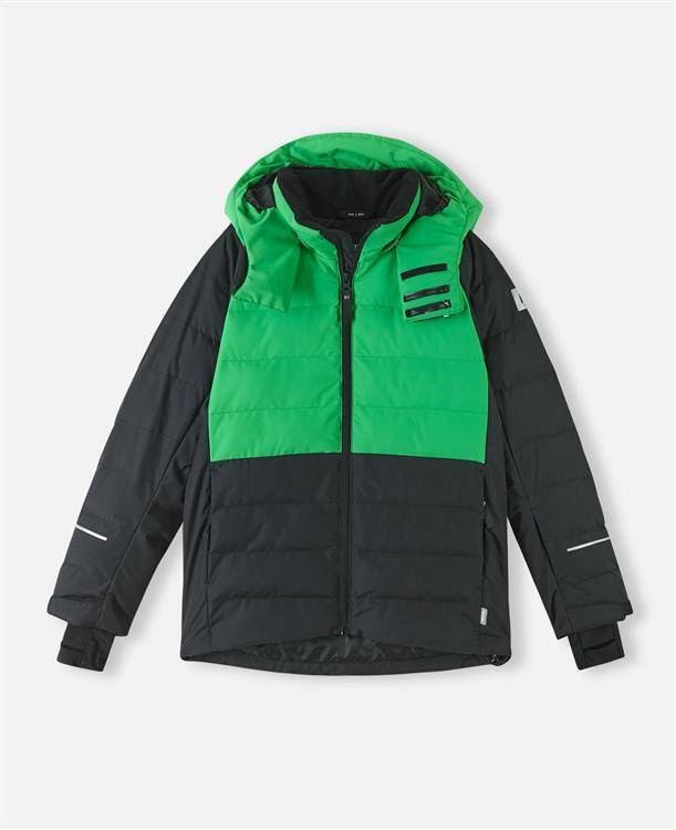 Kurtka reima zimowa Reimatec, Kuosku, Czarny, Dziewczynki