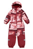 Reimatec Kiddo winter overall, Snowy Lingonberry red