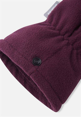 Fleece mittens, Tumpus, Deep purple