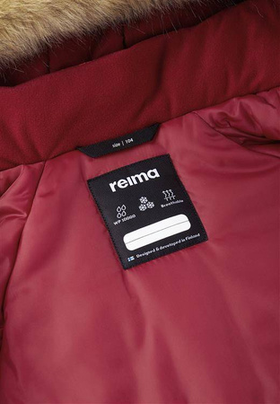 Kurtka reima zimowa ReimaTec, Kiela, Czerwony Dziewczynki