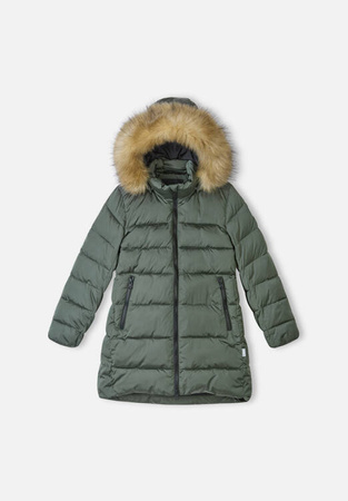 Winter jacket, Lunta, Thyme green