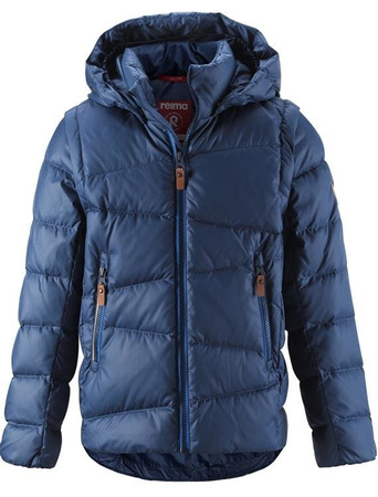 Down jacket, Martti Jeans blue