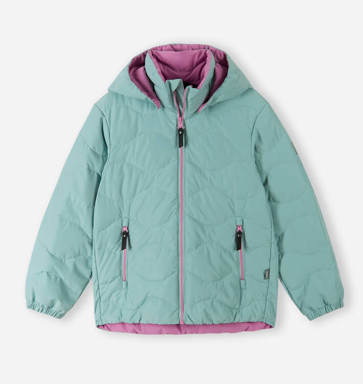 Down jacket, Fossila, Neon Green