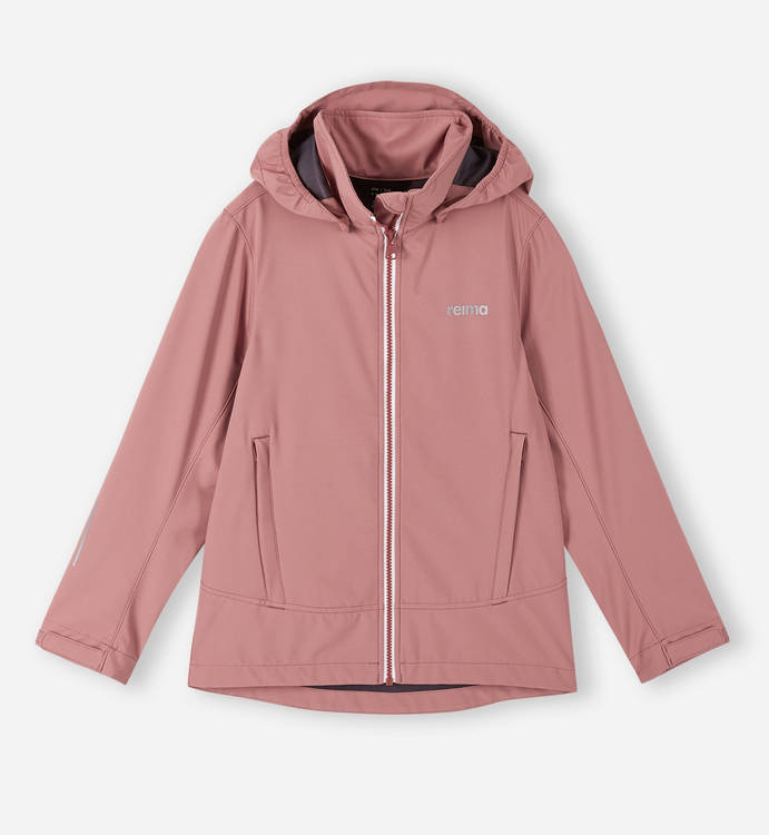 Kurtka reima  softshell, Kouvola, różowy, Dziewczynki