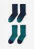 Socks, Jalkaan Navy