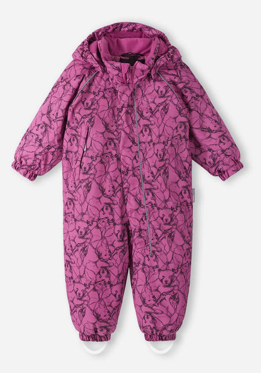 Reimatec winter overall, Langnes Magenta purple