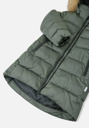 Winter jacket, Lunta, Thyme green