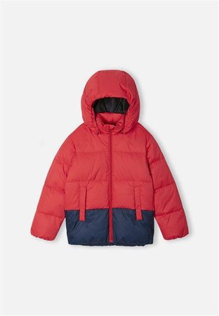Down jacket, Teisko Tomato red