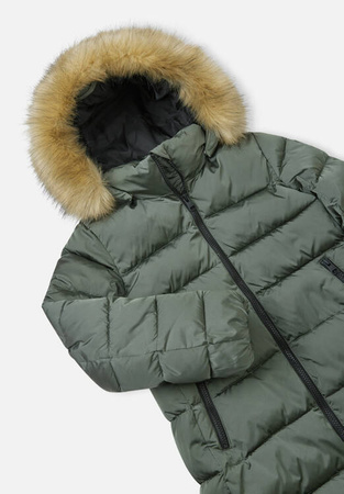 Winter jacket, Lunta, Thyme green