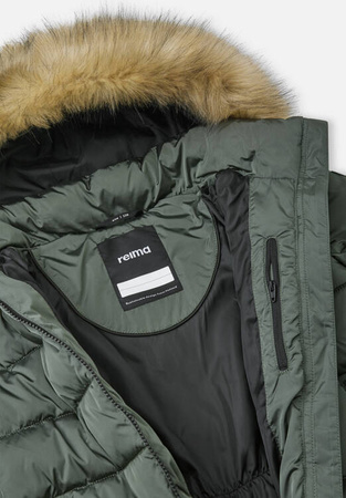 Winter jacket, Lunta, Thyme green