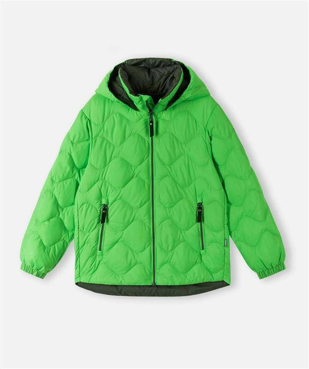 Down jacket, Fossila, Neon Green