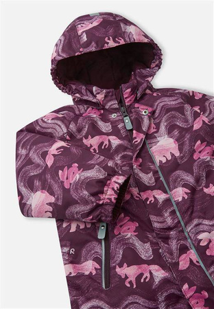 Reimatec winter overall, Puhuri, Deep purple