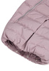 Down overall, Honeycomb Rose ash