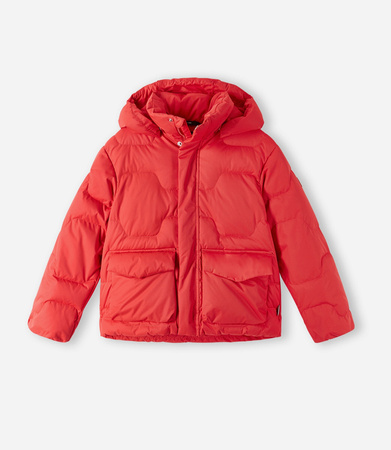 Down jacket, Pellinki Tomato red