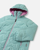 Down jacket, Fossila, Neon Green