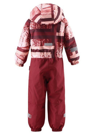 Reimatec Kiddo winter overall, Snowy Lingonberry red