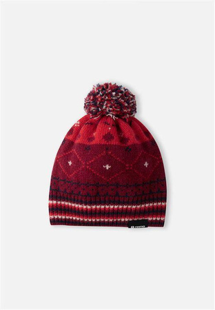 Czapka reima zimowa, Pohjoinen, Czerwony Unisex