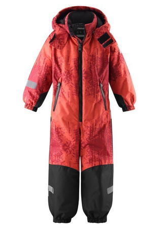 Reimatec Kiddo winter overall, Snowy Lingonberry red