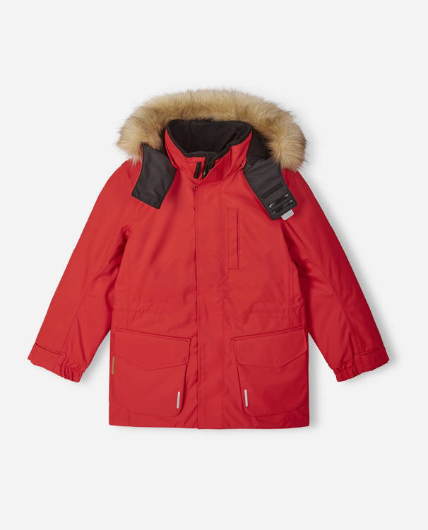 Reimatec winter jacket, Naapuri Tomato red