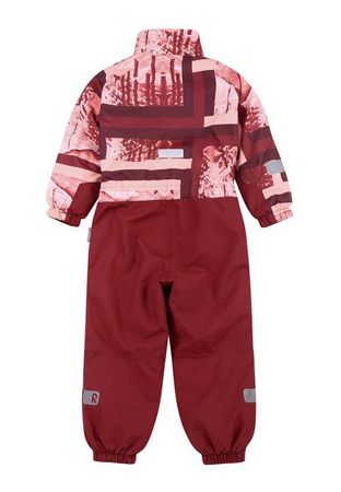 Reimatec Kiddo winter overall, Snowy Lingonberry red