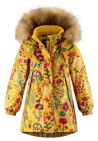 Kurtka reima zimowa Reimatec, Muhvi, żółty Dziewczynki