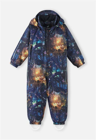 Reimatec winter overall, Moomin Lyster, Grey Pink