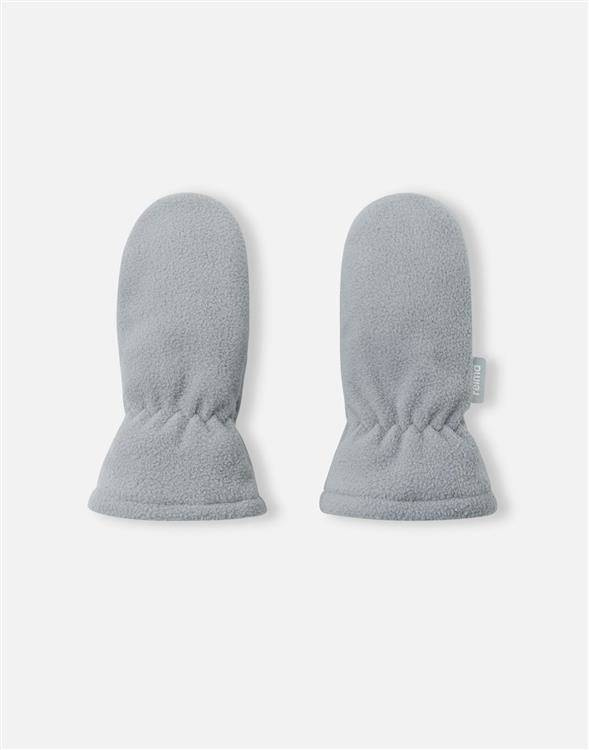 Fleece mittens, Tumpus, Melange grey