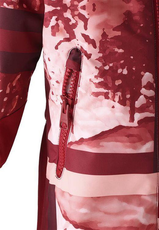 Reimatec Kiddo winter overall, Snowy Lingonberry red
