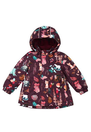 Kurtka reima zimowa Reimatec, Aseme, liliowy Dziewczynki