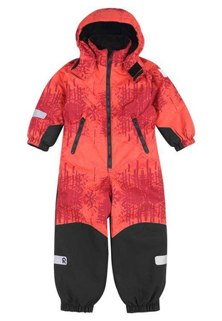 Reimatec Kiddo winter overall, Snowy Lingonberry red