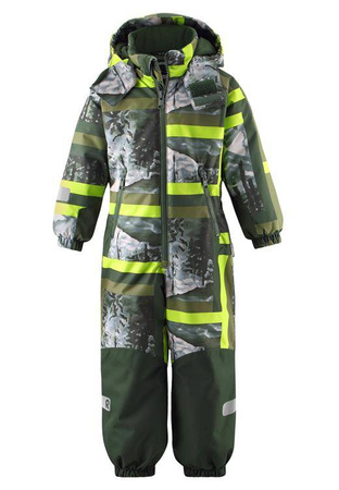 Reimatec Kiddo winter overall, Snowy Dark green
